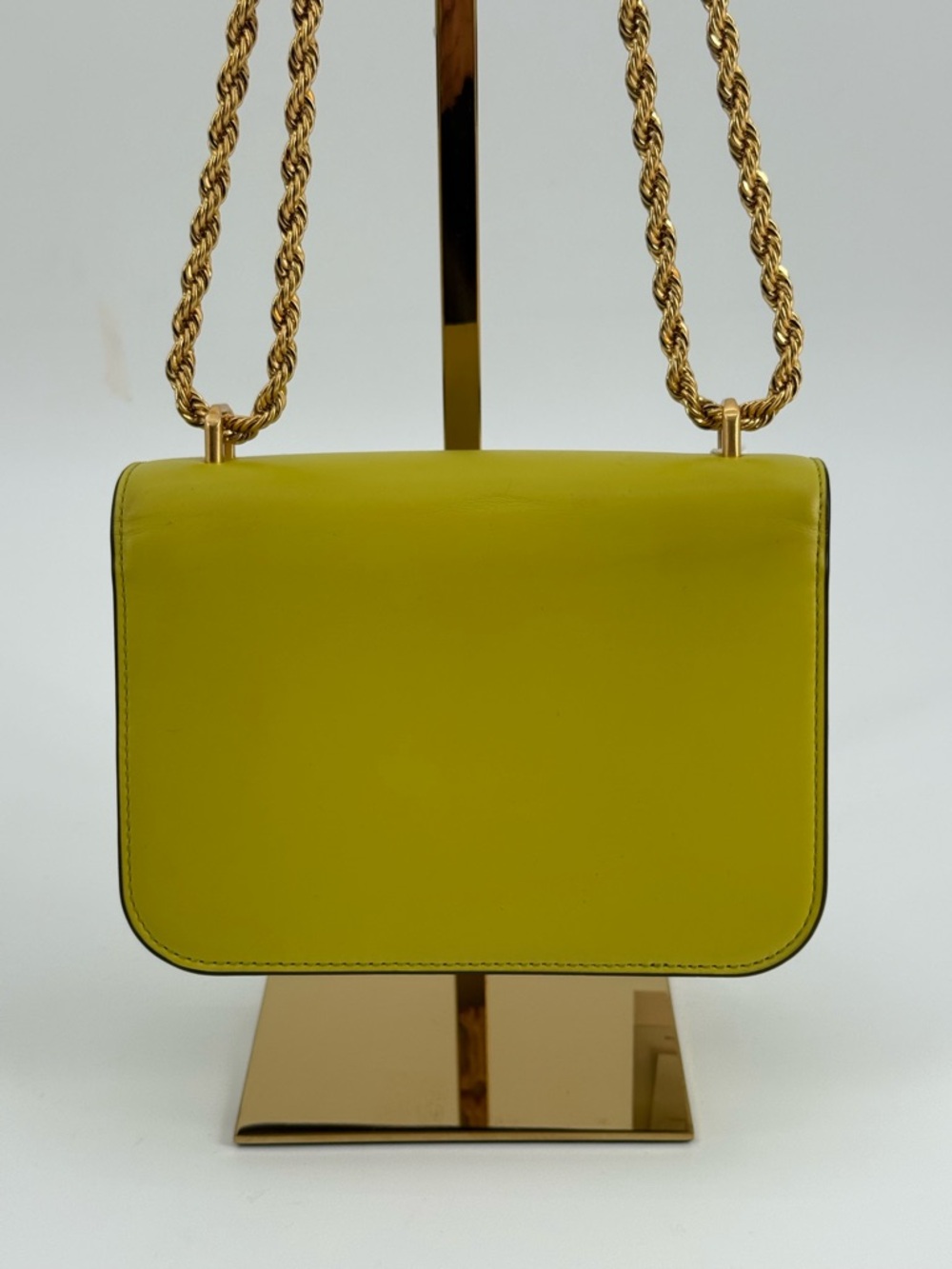 Tory Burch Eleanor Small Convertible Lime Green Leather Crossbody Shoulder Bag - Picture 4 of 17